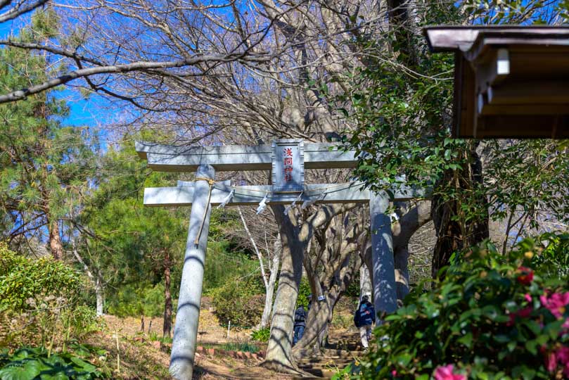 吾妻山公園吾妻神車門写真